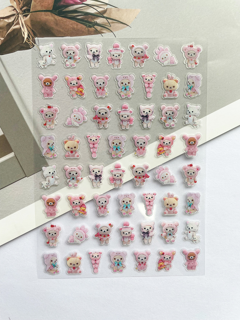 Nail Tech Accessories - Mini Kawaii Rilakkuma Pvc Poster Goods