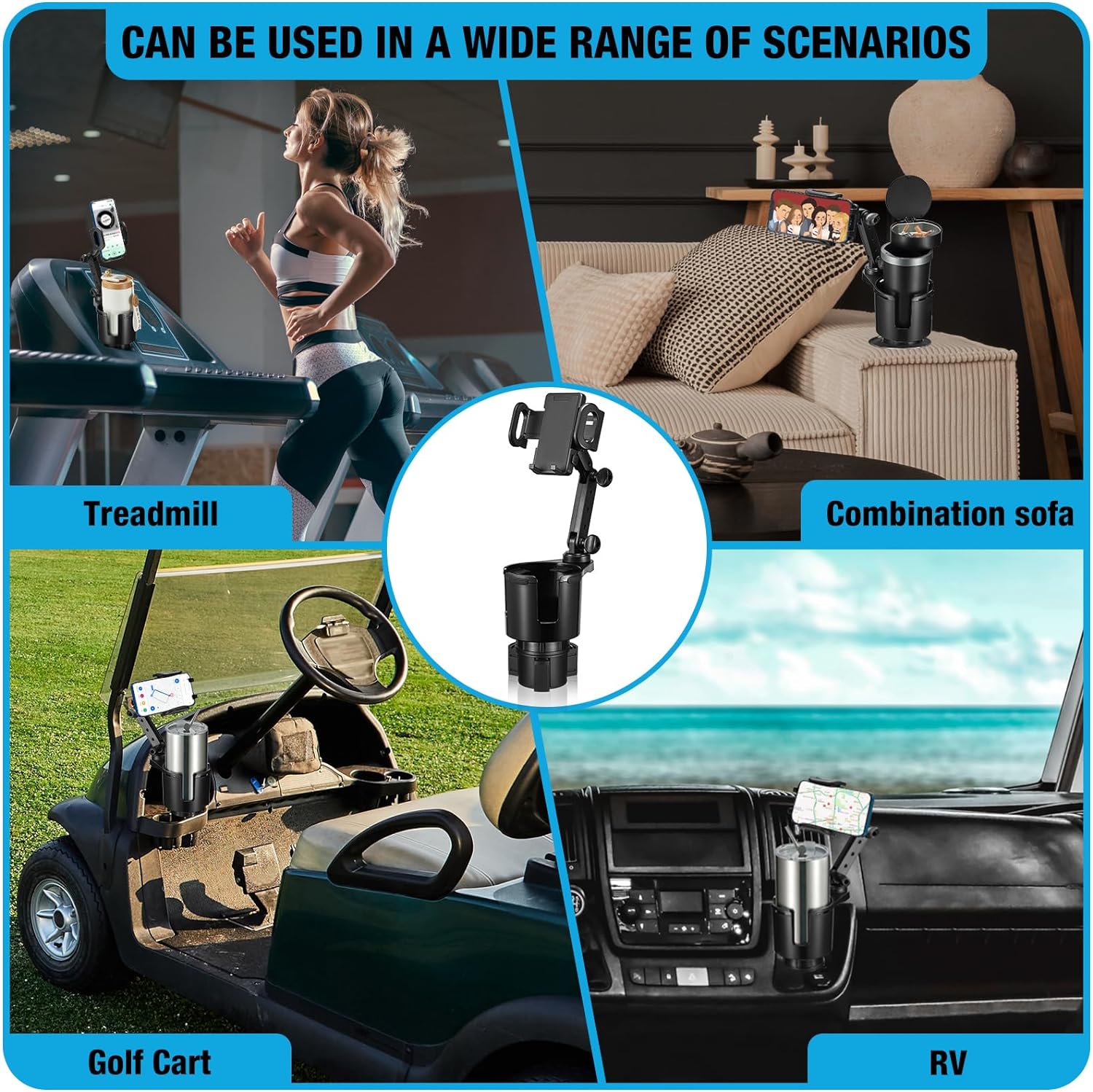 Car Cup Holder Expander Cell P - огляд і ціна Mobile Tech Accessories