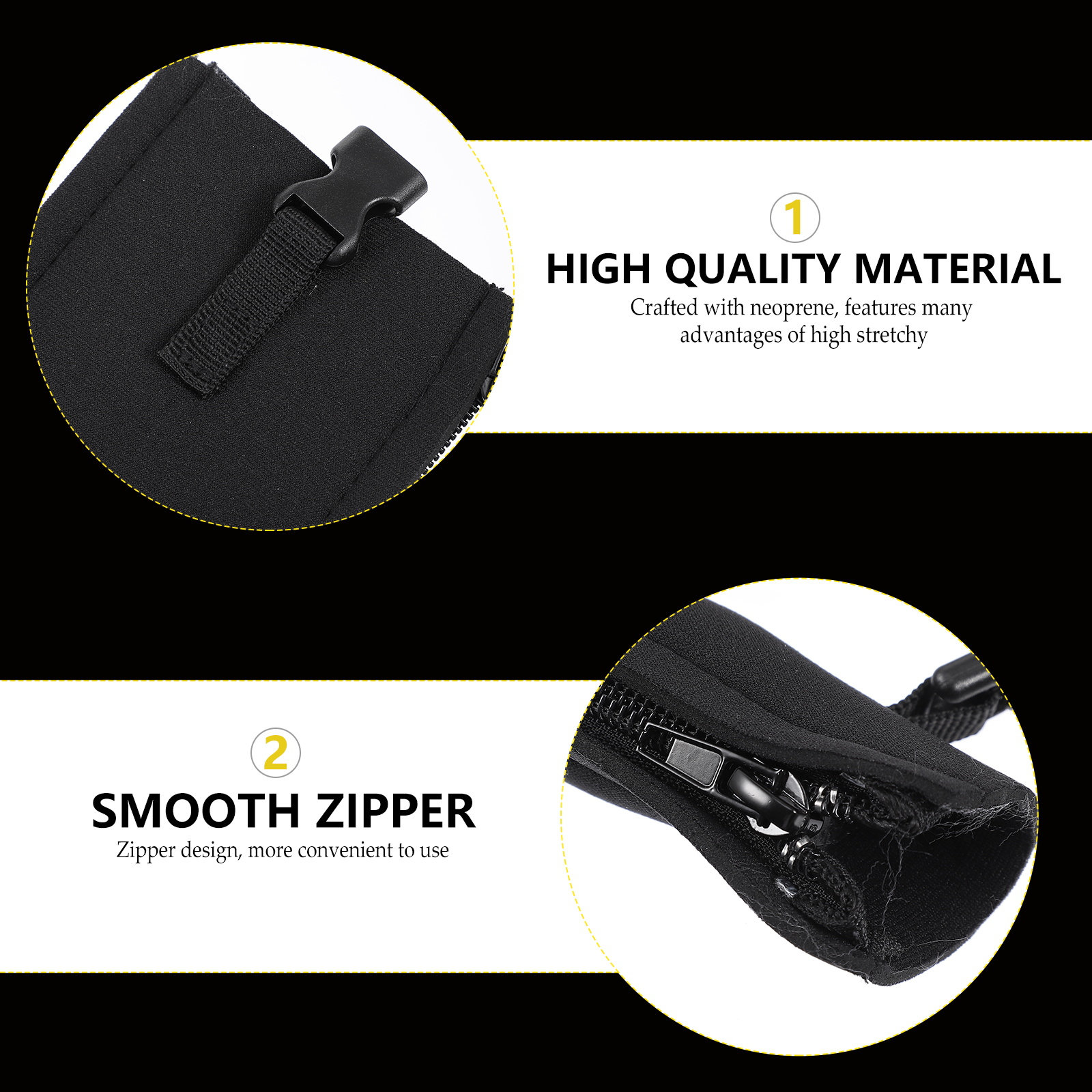 4Pcs Neoprene Cable Organizer  - огляд і ціна Cable Sleeve Neoprene