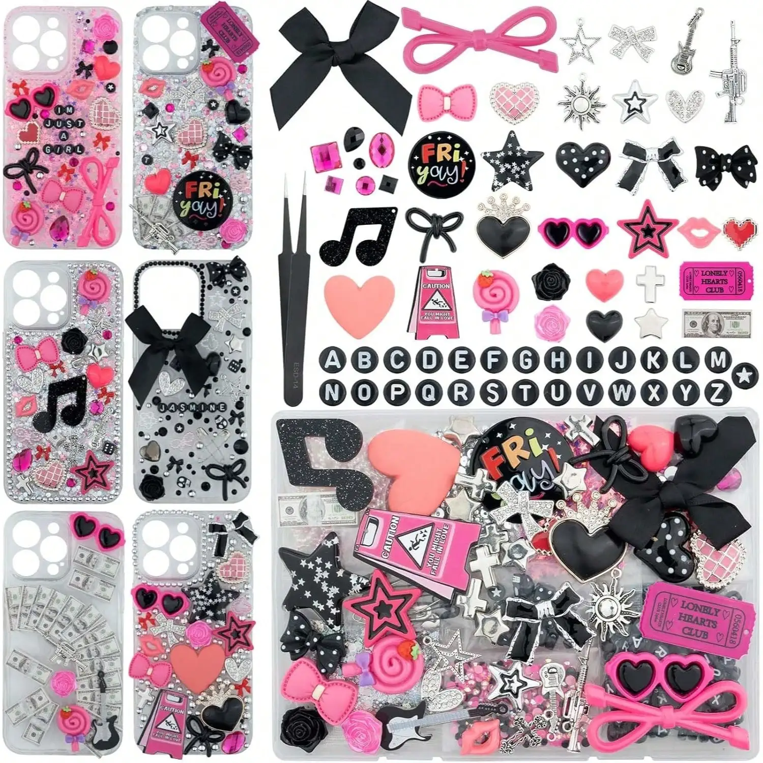 1050 Pcs Junk Phone Case Charm - огляд і ціна Nail Tech Accessories