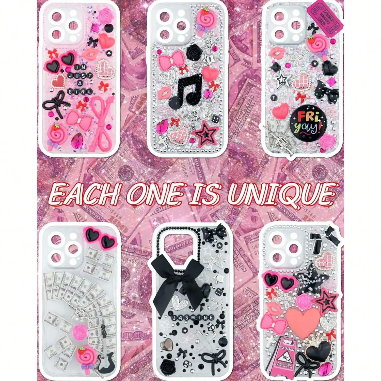 1050 Pcs Junk Phone Case Charm - огляд і ціна Nail Tech Accessories