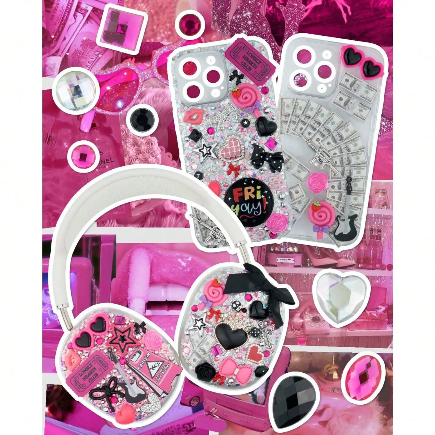 1050 Pcs Junk Phone Case Charm - огляд і ціна Nail Tech Accessories