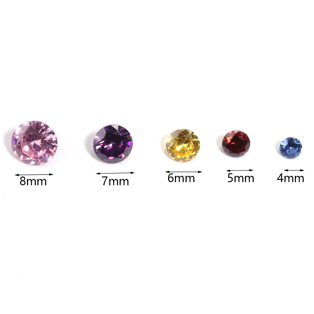 4/5/6/8mm Round Rhinestones Di - огляд і ціна Nail Tech Accessories