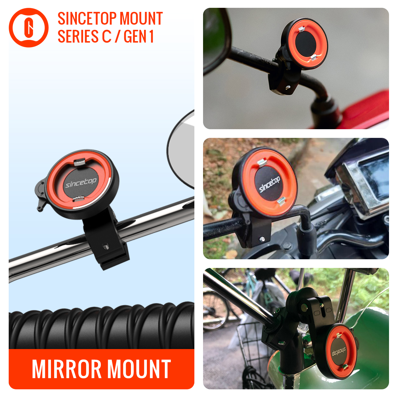 Electric Motorcycles Rearview  - огляд і ціна Mobile Tech Accessories