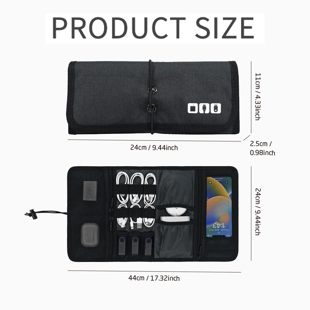 Tech Organizer Bag Cable Stora - огляд і ціна Tech Accessories For Home Office