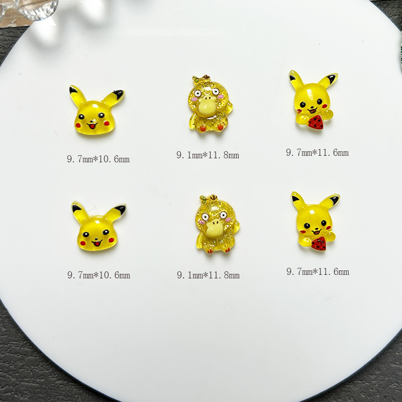 50PCS Cartoon for pokemon Nail - огляд і ціна Nail Tech Accessories