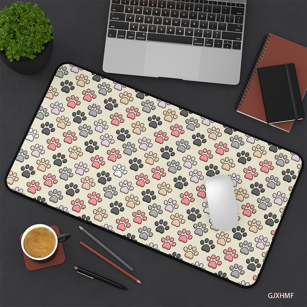Cute Paw Print Desk Mat Dog Mo - огляд і ціна Tech Accessories For Christmas