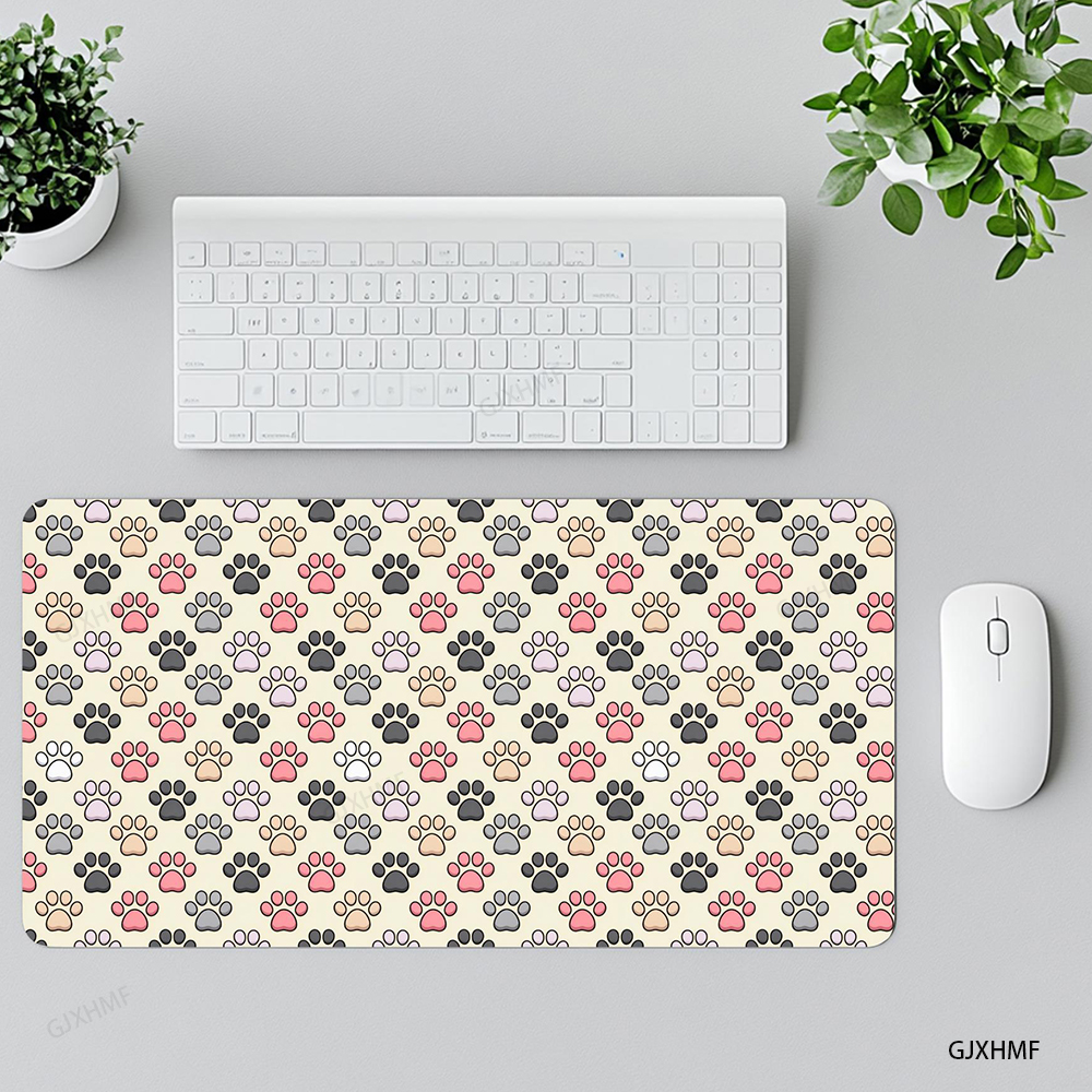 Cute Paw Print Desk Mat Dog Mo - огляд і ціна Tech Accessories For Christmas
