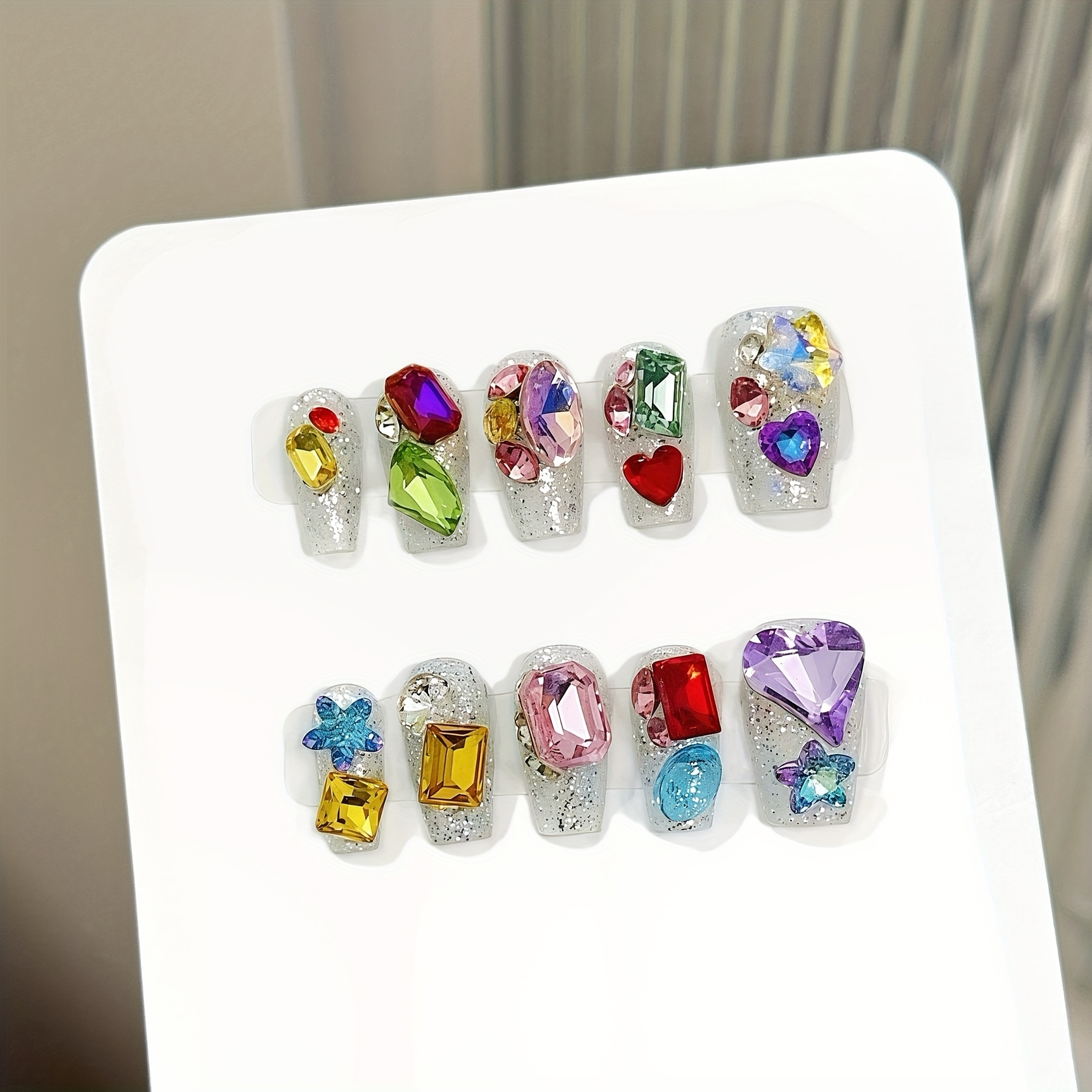 10pcs high-end Short colored s - огляд і ціна Nail Tech Accessories