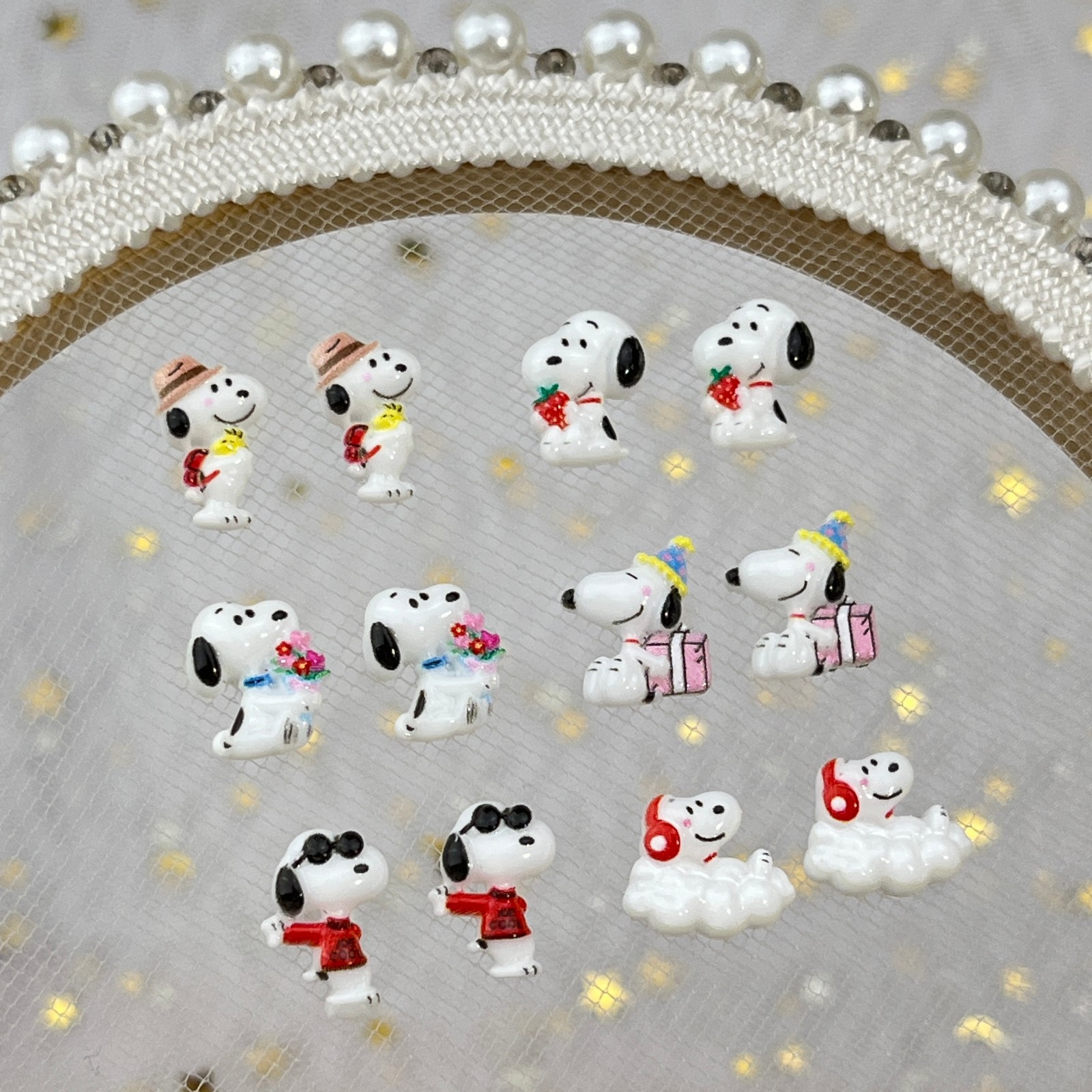 20PCS Cartoon for Snoopy Nail  - огляд і ціна Nail Tech Accessories