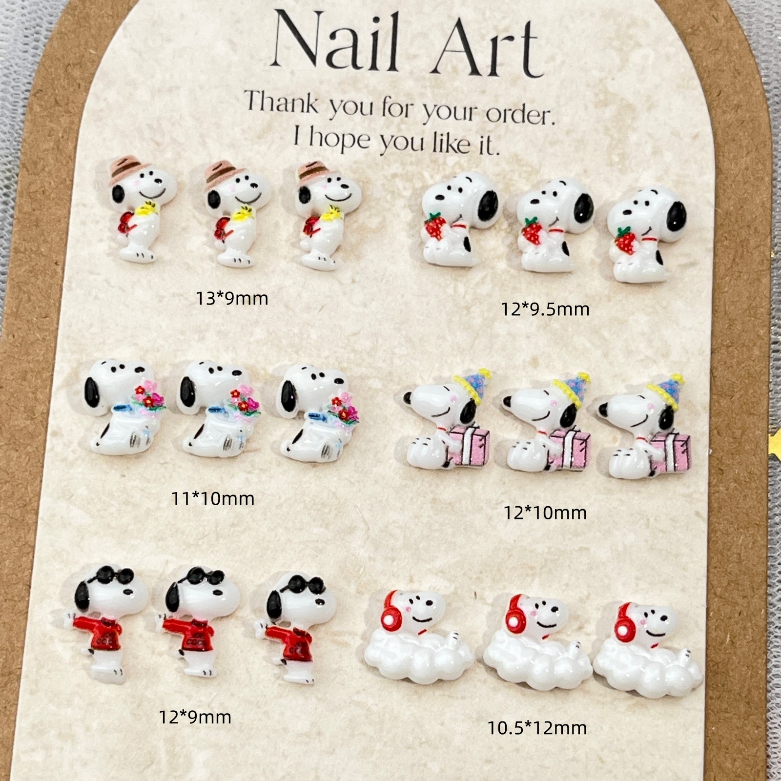 20PCS Cartoon for Snoopy Nail  - огляд і ціна Nail Tech Accessories