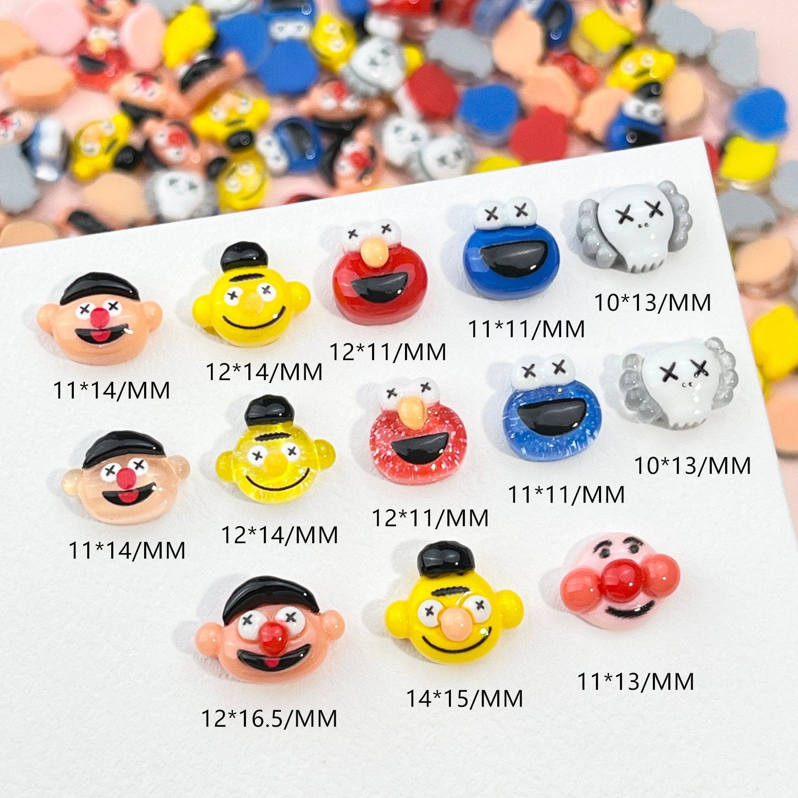 100pcs Cartoon for Anpanman Na - огляд і ціна Nail Tech Accessories