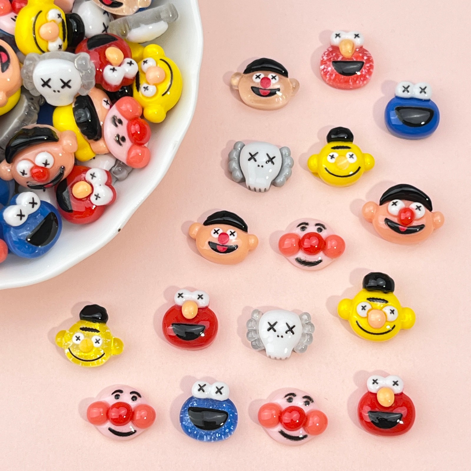 100pcs Cartoon for Anpanman Na - огляд і ціна Nail Tech Accessories