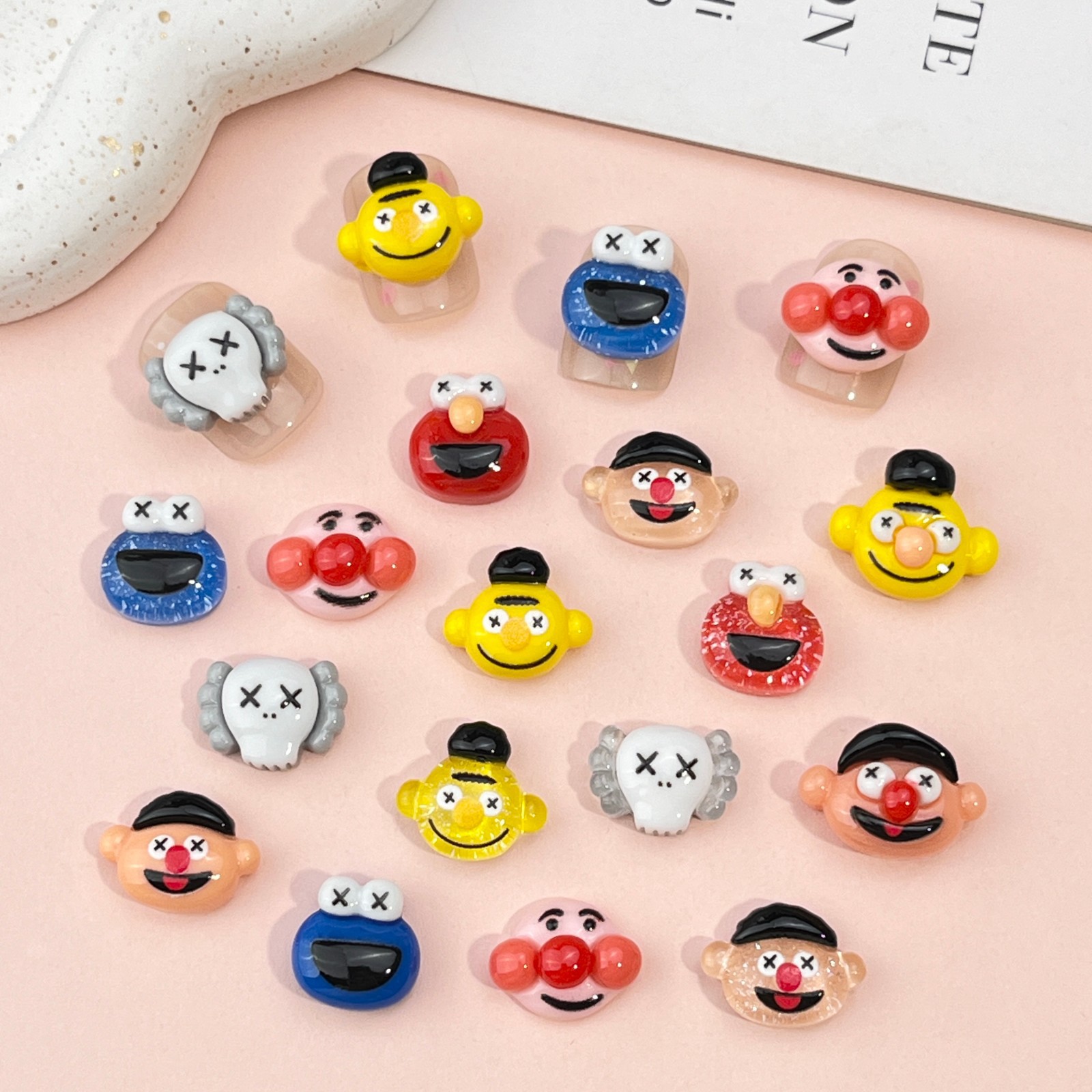 100pcs Cartoon for Anpanman Na - огляд і ціна Nail Tech Accessories