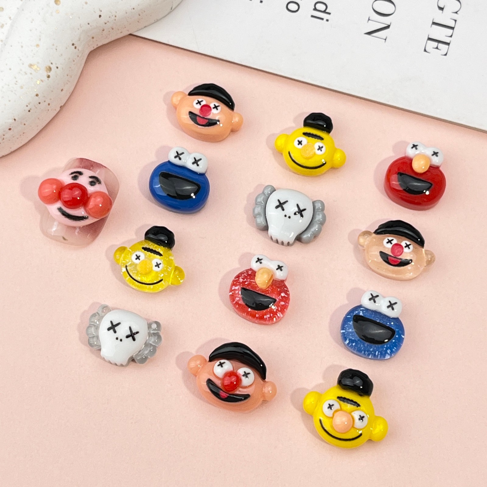 100pcs Cartoon for Anpanman Na - огляд і ціна Nail Tech Accessories