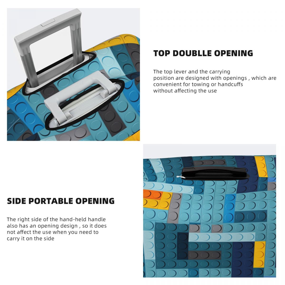 Blue Tech Pixel Building Block - огляд і ціна Tech Accessories Travel